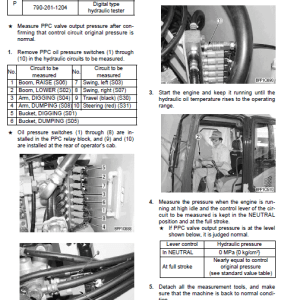 Komatsu PC300-7 PC300LC-7 Hydraulic Service Manual