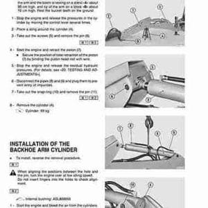 Komatsu WB97R-2 Backhoe Service Repair Manual