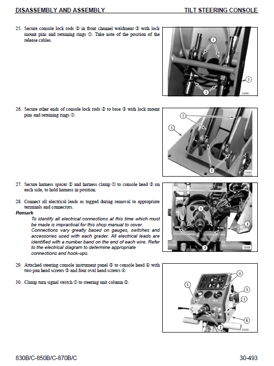 Komatsu 830c 850c 870c Grader Service Repair Manual