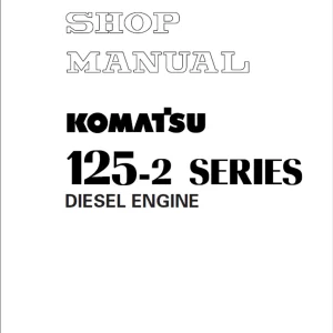 Komatsu 125-2 Series Excavator Workshop Repair Manual