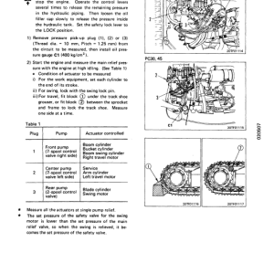 Komatsu PC25-1 PC30-7 PC40-7 PC45-1 Repair Manual