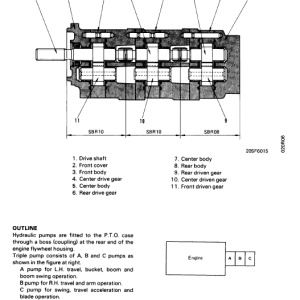 Komatsu PC40-6 Excavator Operation Maintenance Manual