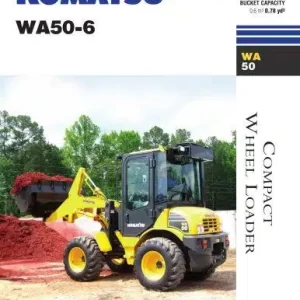 Komatsu WA50-6 Excavator Repair Manual