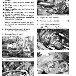 Komatsu WA50-6 Excavator Repair Manual