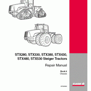 Case IH STX280 STX330 STX380 Tractor Service Manual