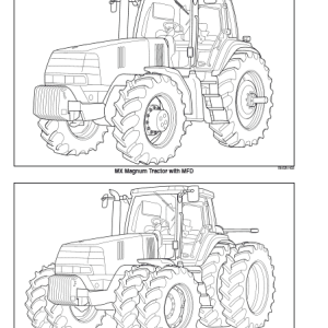 CASE IH MX210 MX230 Magnum Tractor Service Manual