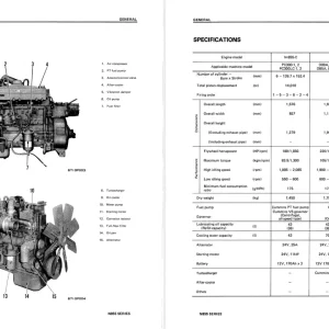 Komatsu Cummins N-855 Series Diesel Engine Service Repair Manual