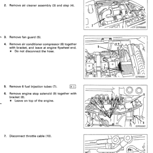 Komatsu PC228USLC-1 PC228US-2 Excavator Repair Service Manual