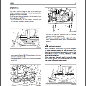 CASE 1650K Tier 2 Crawler Bulldozer Repair Manual