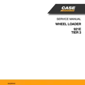 Case 921E Tier 3 Hydraulics Service Repair Manual Case 921E Tier 3 Hydraulics Service Repair Manual