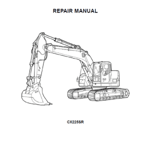 1-5-CASE CX225SR Excavator Service Repair Manual CASE CX225SR Excavator Service Repair Manual
