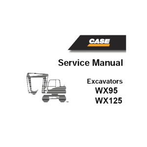 Case Wx95 Wx125 Wheel Service Repair Manual