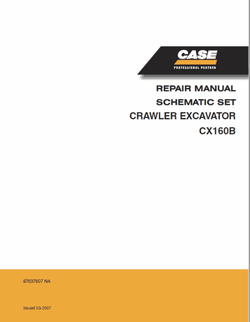 2-44-Case Cx160b Cx180b Excavator Repair Guide Case Cx160b Cx180b Excavator Repair Guide