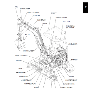 Case Cx17b Excavator Service Repair Manual