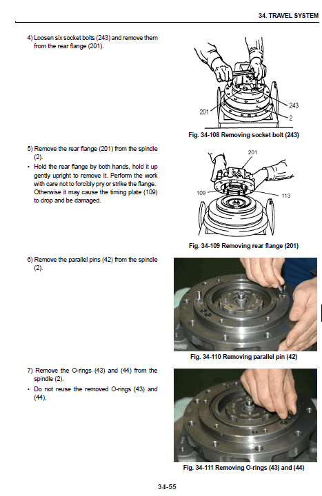 CASE CX40B CX50B Mini Excavator Service Repair Manual