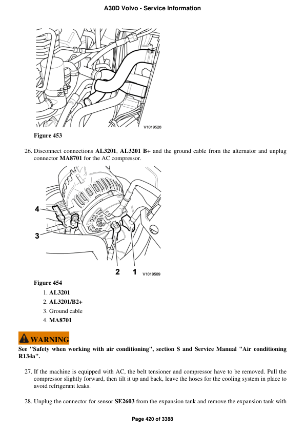 Volvo A30D Articulated Dump Truck Service Repair Manual