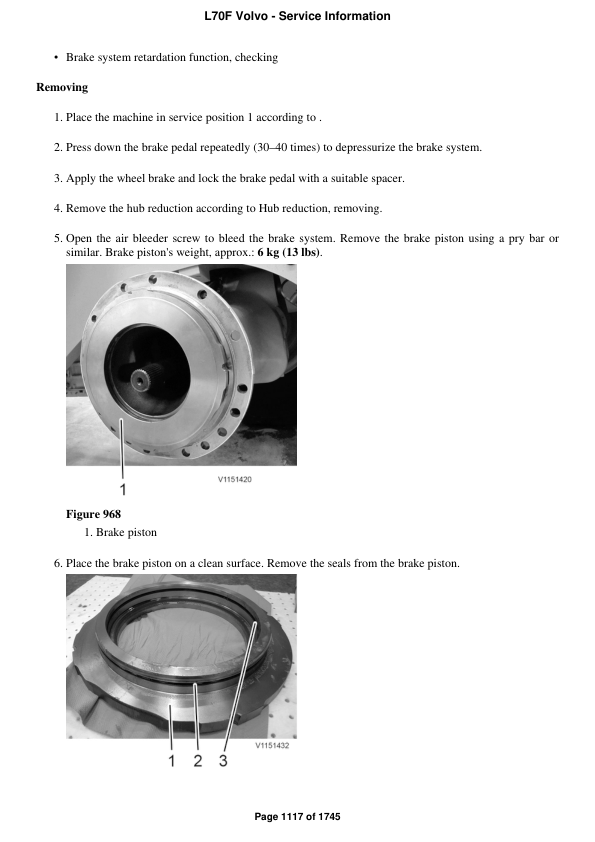 Volvo L70F Wheel Loader Engine Service Manual Volvo Ec210Lc Excavator Service Repair Manual