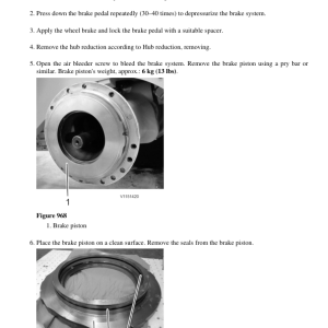 Volvo L70F Wheel Loader Engine Service Manual