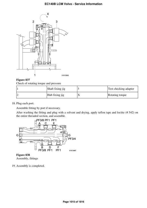 Volvo Ec140b Lcm Excavator Service Repair Manual
