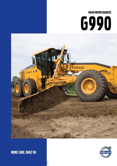 Volvo G990 Motor Grader Repair Manual