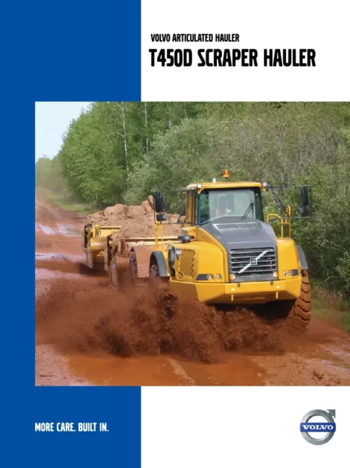Volvo T450d Articulated Dump Truck Workshop Repair Manual