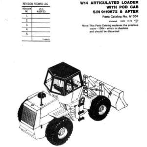 Case W14 Loader Repair Manual Case W14 Loader Service Repair Manual