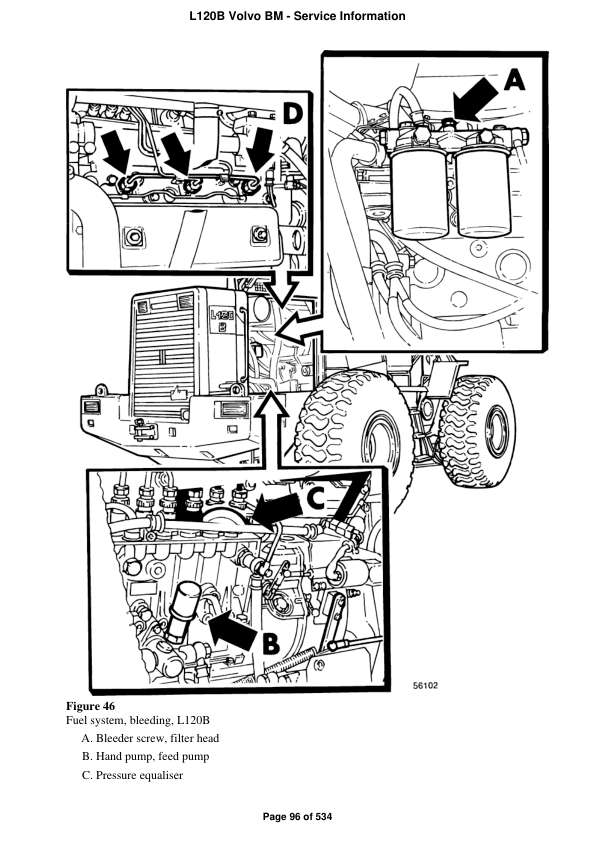 Volvo Bm L120b Wheel Loader Service Repair Manual