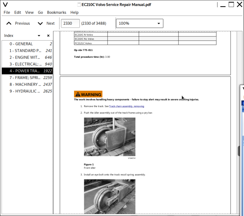Volvo Ec210c Excavator Brakes Service Repair Manual