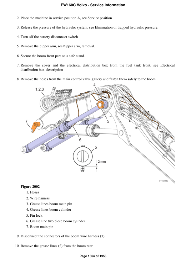 Volvo Ew160c Wheeled Excavator Service Repair Manual