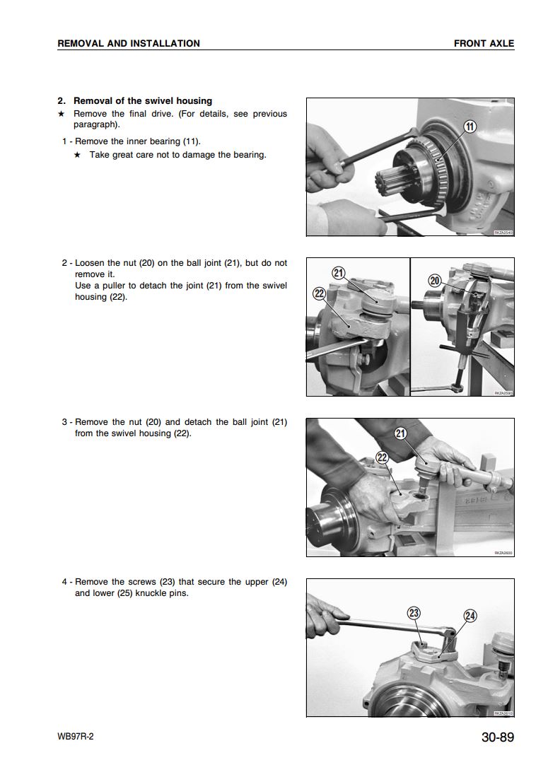 Komatsu Backhoe Loader Wb97r Service Repair Pdf Komatsu Backhoe Loader Wb97r Service Repair Pdf