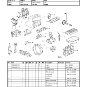 Volvo Bl61b Backhoe Loader Service Parts Pdf