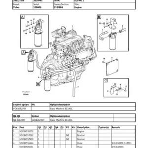 Volvo Bl70 Backhoe Loader Service Parts PDF Manual Download