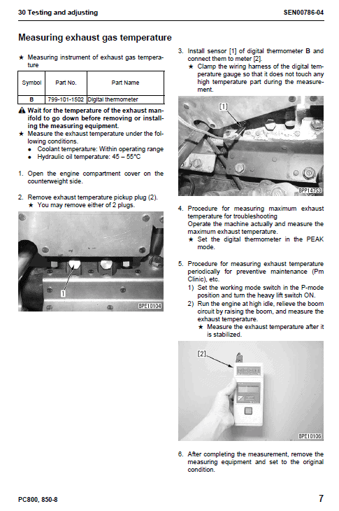 Komatsu Pc800-8, Pc800lc-8, Pc800se-8, Pc850-8, Pc850se-8 SN: 50001 Up Service Manual