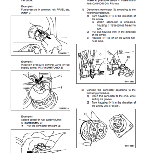 Komatsu SAA6D107E-1 engine service parts manual