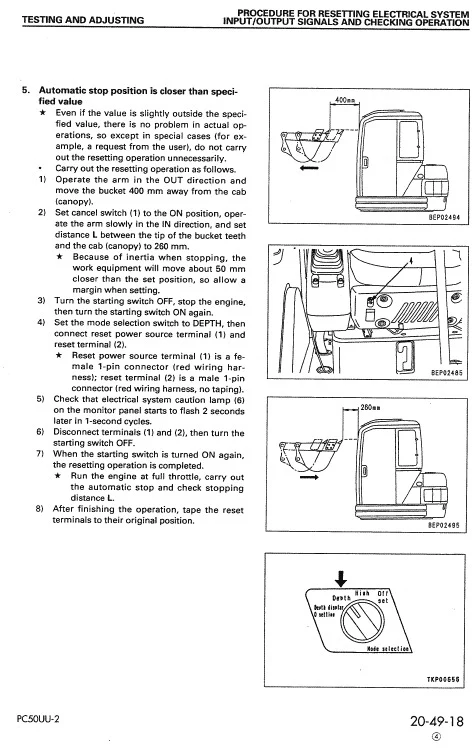 Komatsu Pc88mr-8 operation and maintenance pdf