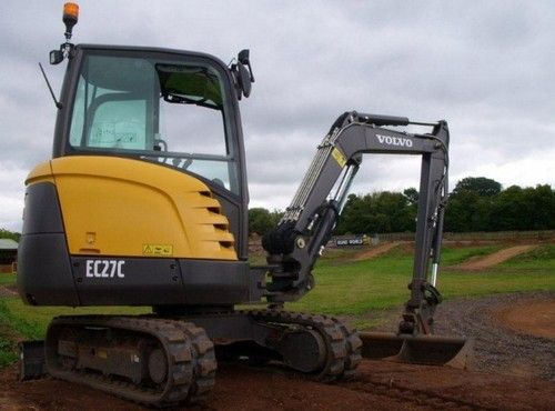 Volvo EC27C Compact Excavator Workshop Service Manual