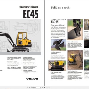 Volvo Ec45 Excavator Workshop Service Manual