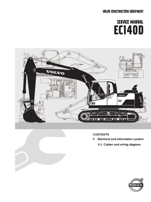 Volvo Ec140d Lm Ec140dlm Excavator Service Repair Manual