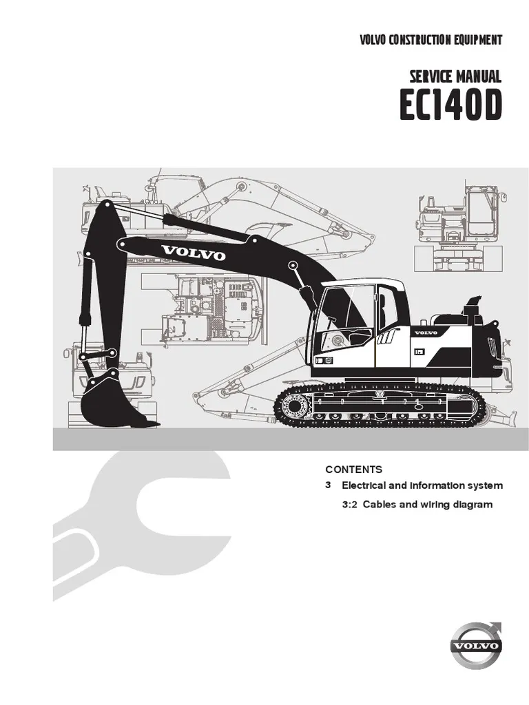 Volvo Ec140d Lm Ec140dlm Excavator Service Repair Manual