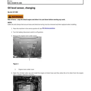 Volvo Ec160d NL (Ec160dnl) Excavator Service Repair Manual