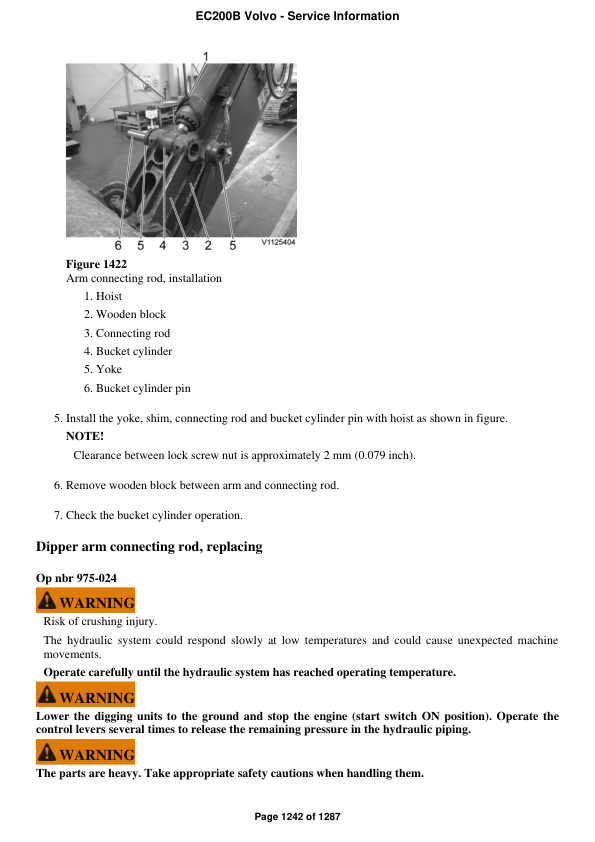 Volvo Ec200b Excavator Workshop Service Repair Pdf Manual