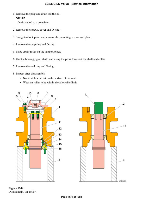 Volvo Ec330c Ld Ec330cld Excavator Service Repair Manual