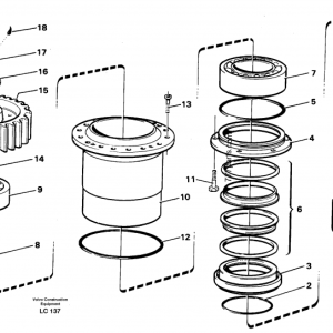Volvo Ec280 Excavator Service Parts Manual