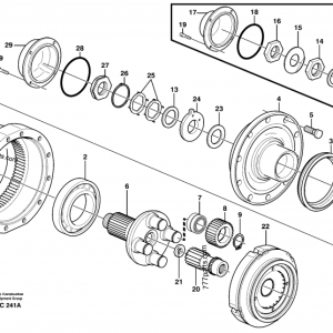 Volvo Ew150c Excavator Service Parts Catalog Manual