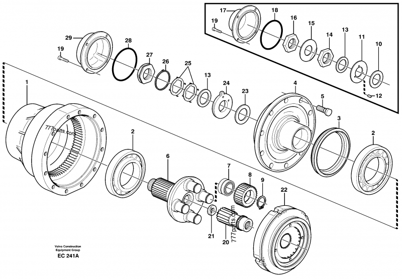Volvo Ew150c Excavator Service Parts Catalog Manual