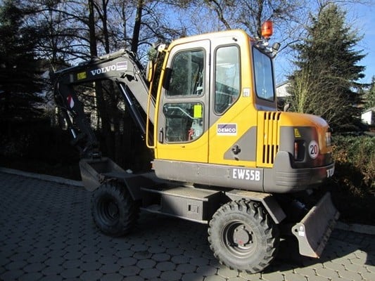 Volvo Ew55b Wheel Excavator Service Repair Manual