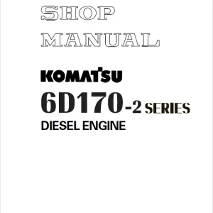 Komatsu 6D170-2 SA6D170-2 SAA6D170-2 Engine Service manual