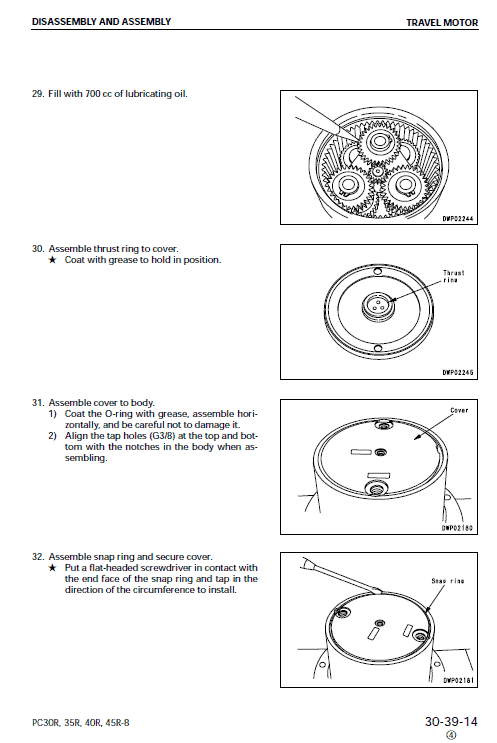 Komatsu PC35R-8 PC45R-8 Service Manual Komatsu PC35R-8 PC45R-8 Service Manual