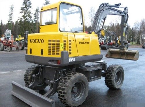 Volvo Ew50 Vv Compact Excavator Service Parts Catalogue Manual