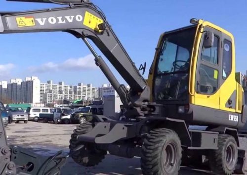 Volvo Ew55 Compact Excavator Catalog Manual